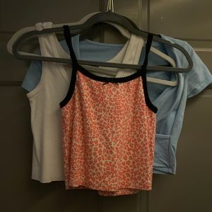 PINK CHEETAH BRANDY CROP TOP TANK READ BIO